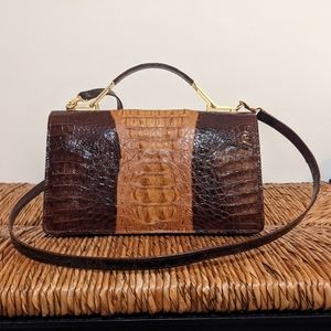 Rare Genuine crocodile crossbody bag